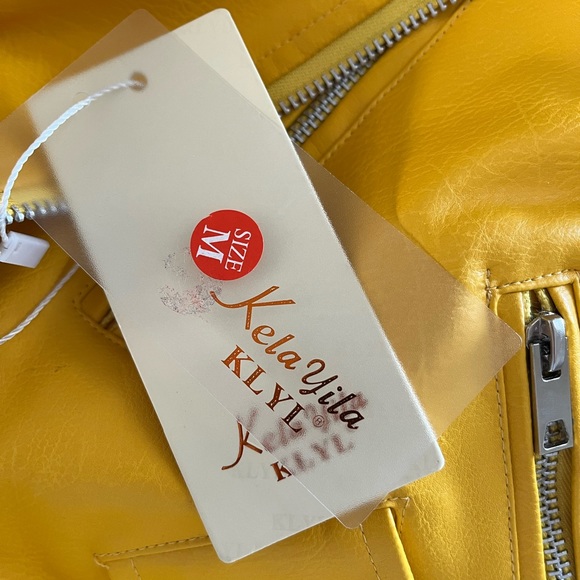 ❌SOLD Kela Yila Faux Leather Jacket - Picture 8 of 8
